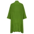 thumbnail image 5 of IROINNID Women's Leisure Long Solid Color Cardigan Long Sleeve Outwear, Green, 5 of 6