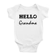 thumbnail image 1 of Hello Grandma Funny Baby Bodysuits Boy Girl Unisex, 1 of 3