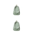 thumbnail image 3 of Qarigey impermeable para mujer, de viaje clásica sencilla para mujer, escolar de estilo universitario, para niñas, verde Verde 2Conjunto, 3 of 6