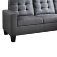 thumbnail image 3 of Refined Sectional Sofa, Gray Linen, 3 of 4