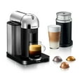 thumbnail image 1 of Nespresso Vertuo Coffee and Espresso Machine by Breville with Aeroccino Milk Frother, Chrome, 1 of 9
