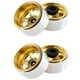 thumbnail image 5 of 4 Piezas Offset-8.9Mm Metal 1.9 Pulgadas Beadlock Wheel Rim Hub para 1/10 RC Crawler Car TRX4 Axial SCX10 90046 UTB18, Oro, 5 of 9