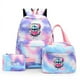 thumbnail image 2 of 3pcs Lilo Stitch Colorful Backpack with Lunch Bag Rucksack Casual School Bags for Women Student Teenagers Sets, 2 of 4