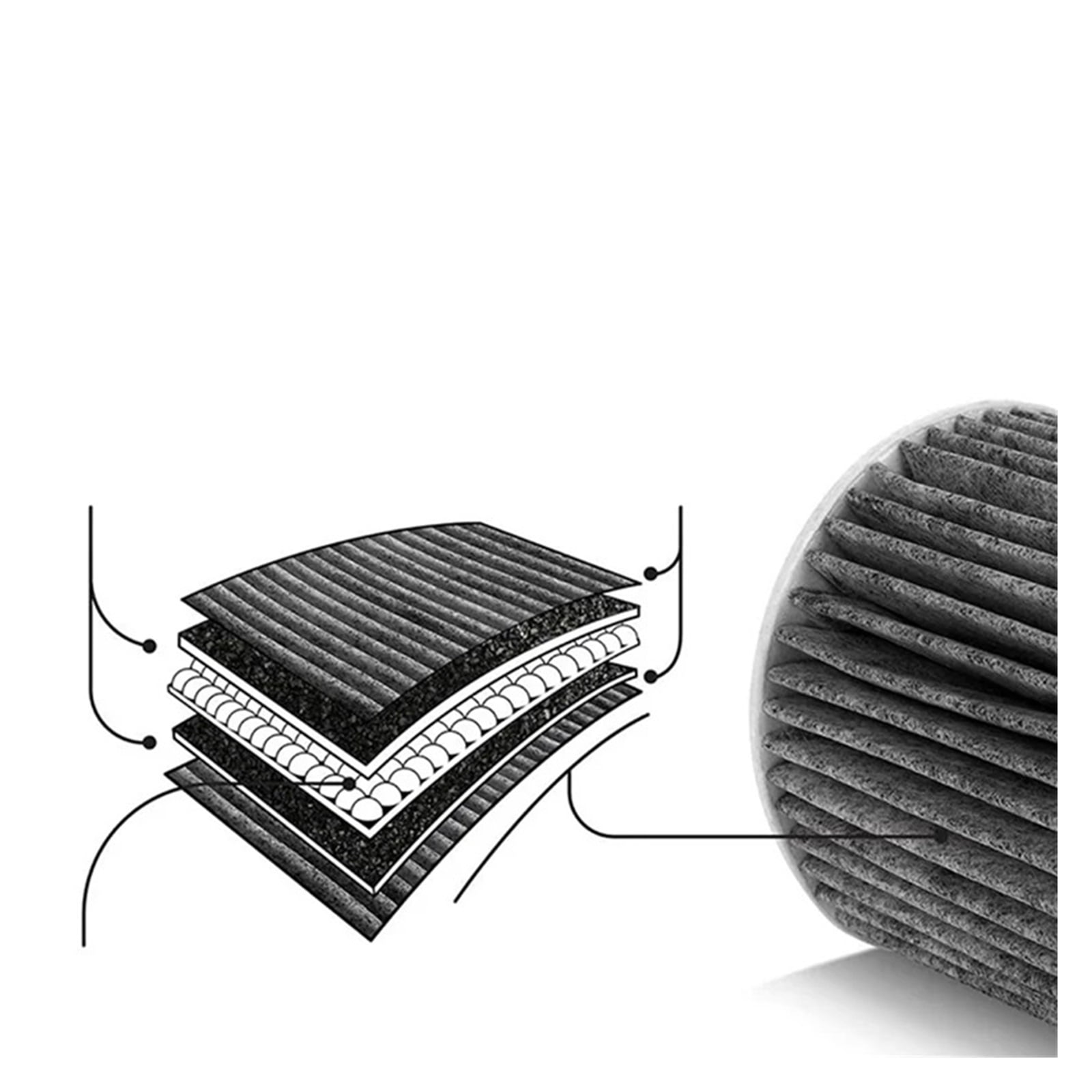 4pcs Compatible With Range Hood Roller Range Hood Activated Carbon Filter Filter, Suitable Compatible With Siemens HZ9VRCR0 Bosch HEZ9VRUD0 17004796