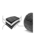 thumbnail image 4 of 4pcs Compatible With Range Hood Roller Range Hood Activated Carbon Filter Filter, Suitable Compatible With Siemens HZ9VRCR0 Bosch HEZ9VRUD0 17004796, 4 of 6