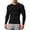 #01 Black, variant on Men's Ice Silk Long Sleeve Compression Shirt High Stretch Quick Dry Athletic Baselayer Breathable Running Basketball Workout Undershirt ,S,White