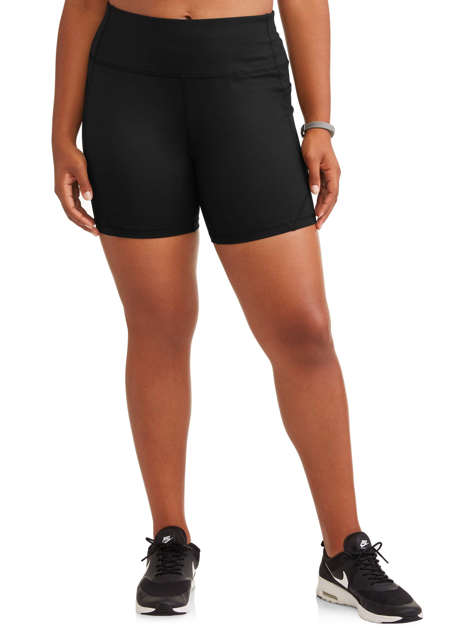 Women's Plus Active Circuit Shorts 7 inch inseam - Walmart.com