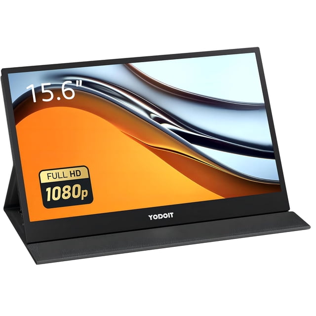 Yodoit Monitor Portátil 15.6 Pulgadas IPS FHD 1080P USB Type-C Pantalla para Laptop