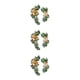 thumbnail image 3 of Kit de flores artificiales Guirnaldas Flor Signo de bienvenida ramos falsos Wosthever Naranja 80cm, 3 of 6