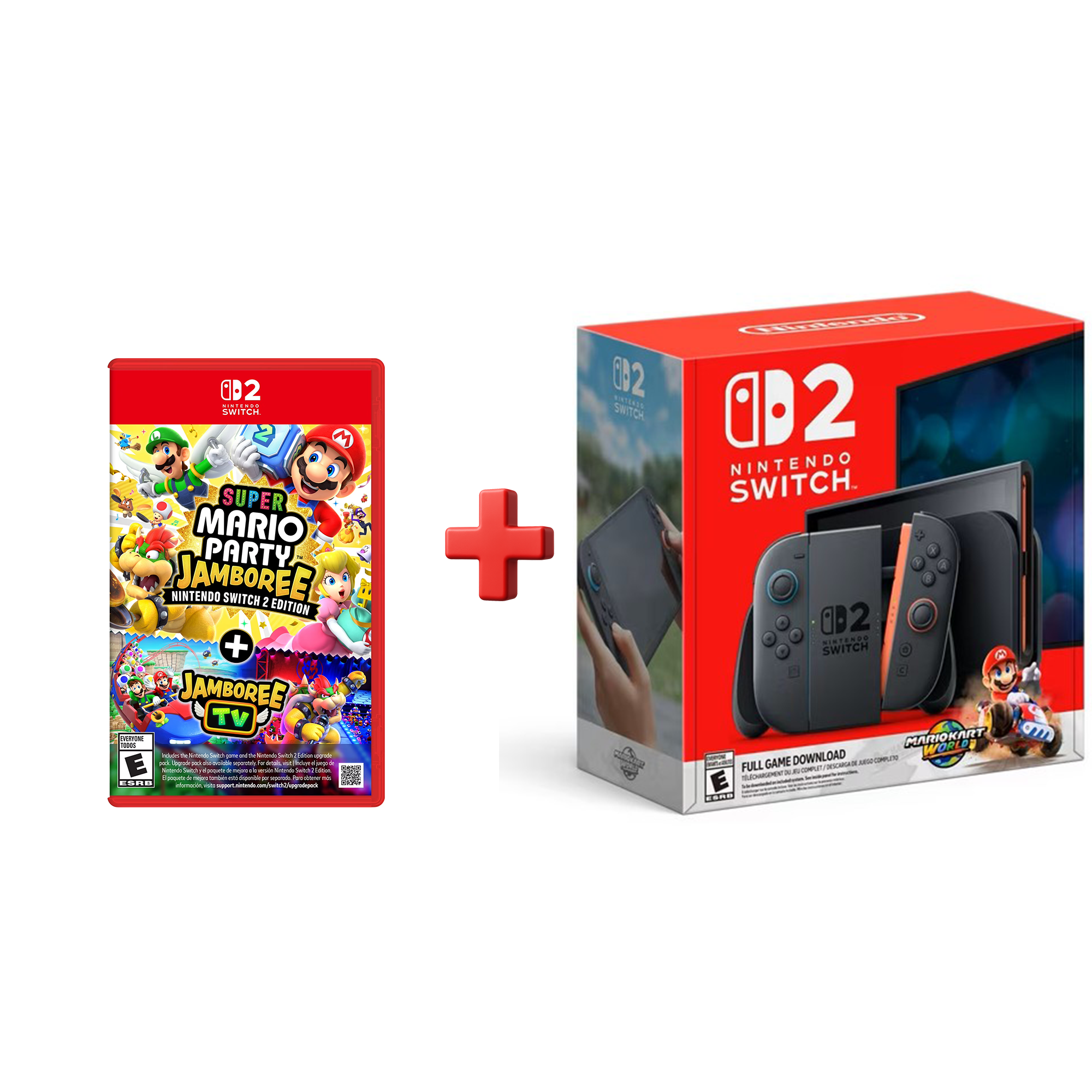 Nintendo Switch 2 + Mario Kart World + Super Mario Party Jamboree Bundle – Nintendo Switch 2 Edition