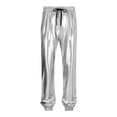 thumbnail image 2 of Men's Soft Comfy Loose Wide Leg Performance Sweatpants - Sports Running Cuffed Pants for Daily Use, 2 of 6