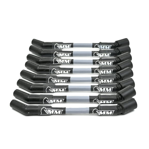 Michigan Motorsports LS Spark Plug Wire Set - 10mm Performance Wires (Gray) -Fits LS1 LS2 LS3 L99 L76 L77