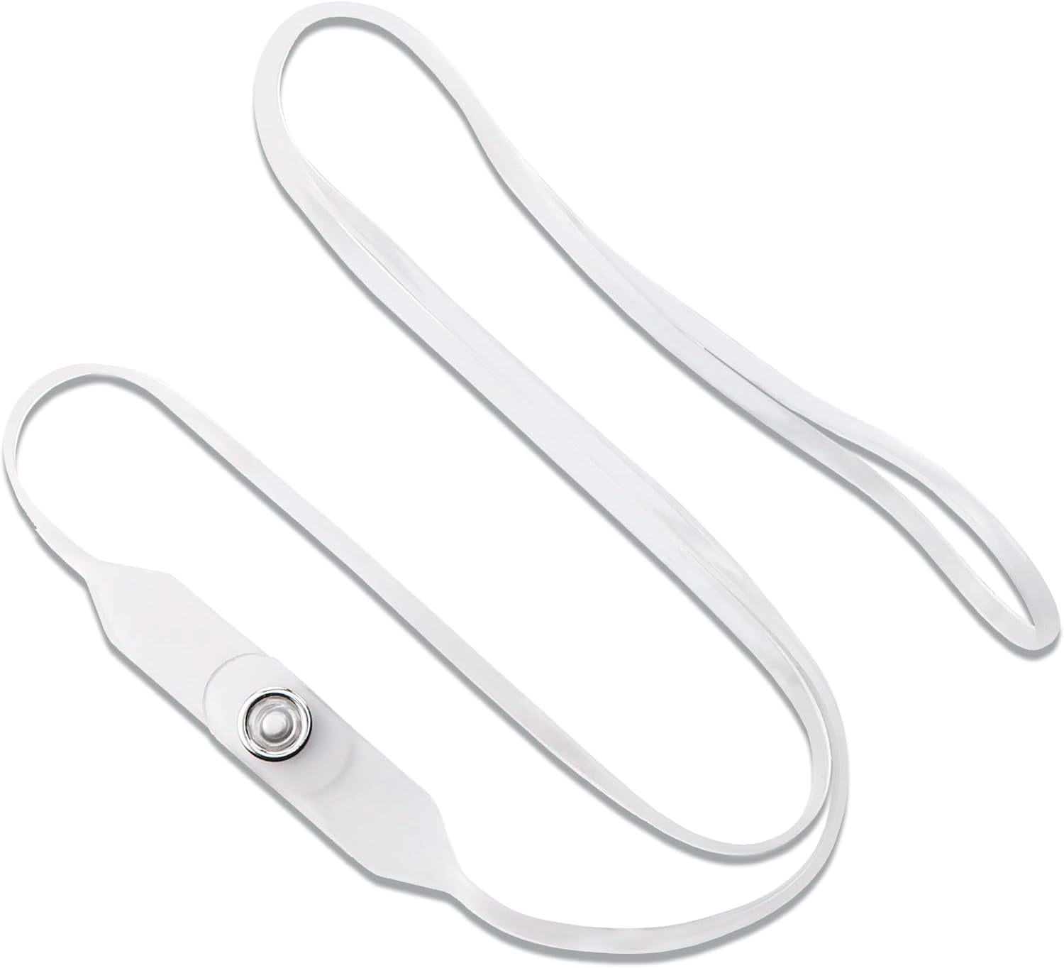 Bulk 100 Pack - Cleanroom Safe Vinyl Lanyard - 37" Frosted Clear ID Badge Holder Strap with Safety Breakaway - Non-Linting, Wipeable, & Sterile Environment Ready by Specialist ID