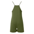thumbnail image 2 of Women Rompers Jumpsuits Polyester Spandex Shorts Overalls With Pockets Loose Comfy Summer Casual Wear, 2 of 5