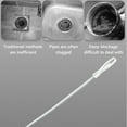 thumbnail image 6 of Heavy Duty Drain Hair Clog Remover Tool - Flexible Pipe Cleaner Brush for Shower Sink Bathtub Drain Unclogger - Reusable Plumbing Snake with Ergonomic Handle - Bathroom Kitchen Sewer Cleaning Brush, 6 of 10