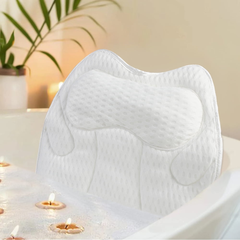 Swtroom Luxury Bath Pillow Relieve Stress and Rejuvenate Bathtub Pillow ...