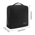 thumbnail image 3 of Standing Makeup Bag, Large Capacity Travel Cosmetic Organizer with Divided Compartments, Handheld Storage Case for Brushes Toiletries Beauty Essentials, Vanity Countertop and Trip Use, Black, 3 of 6
