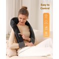 thumbnail image 3 of Shiatsu Neck & Back Massager with Heat — 4D Deep Kneading Massage Pillow for Neck, Shoulders, Back, Legs, 3 of 9