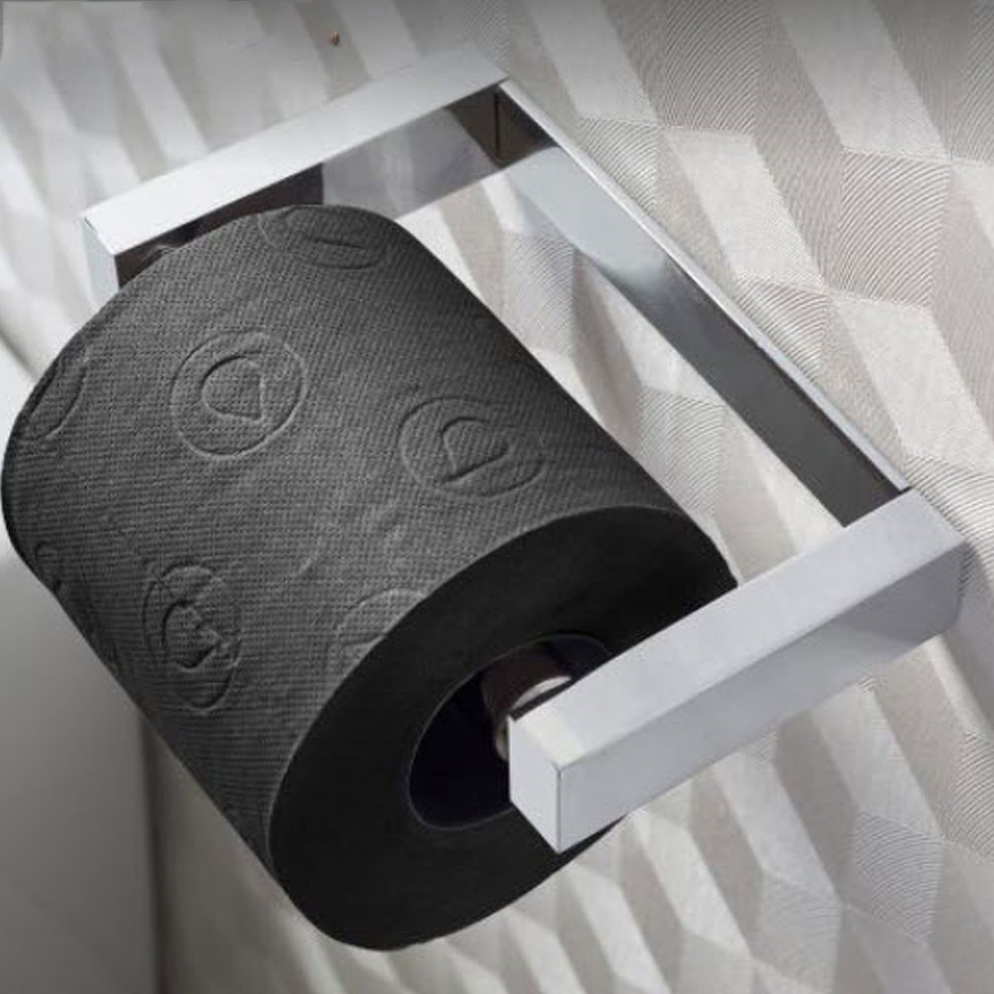 Renova  Luxury Scented Colored Toilet Paper Gift Box 3 Rolls 3-Ply Bath Tissue - Gift Box 3 Rolls Black