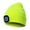 Fluorescent Yellow, variant on Yirtree Unisex LED Lighted Beanie Hat, Rechargeable Adjustable Brightness Headlamp Winter LED Hat Light