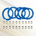 thumbnail image 6 of FUEENIRVA Blue PTFE Tube Set with Pneumatic Fittings Connector, 5 Tubes and 10 PC4-M10 Connectors Included, 6 of 8