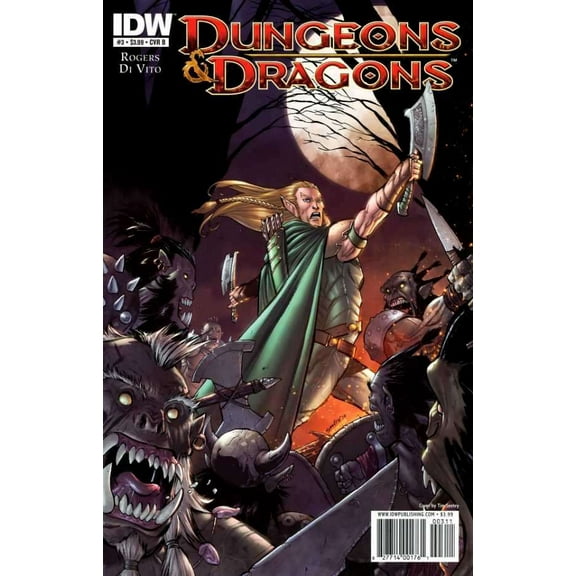 Dungeons And Dragons #3B VF ; IDW Comic Book