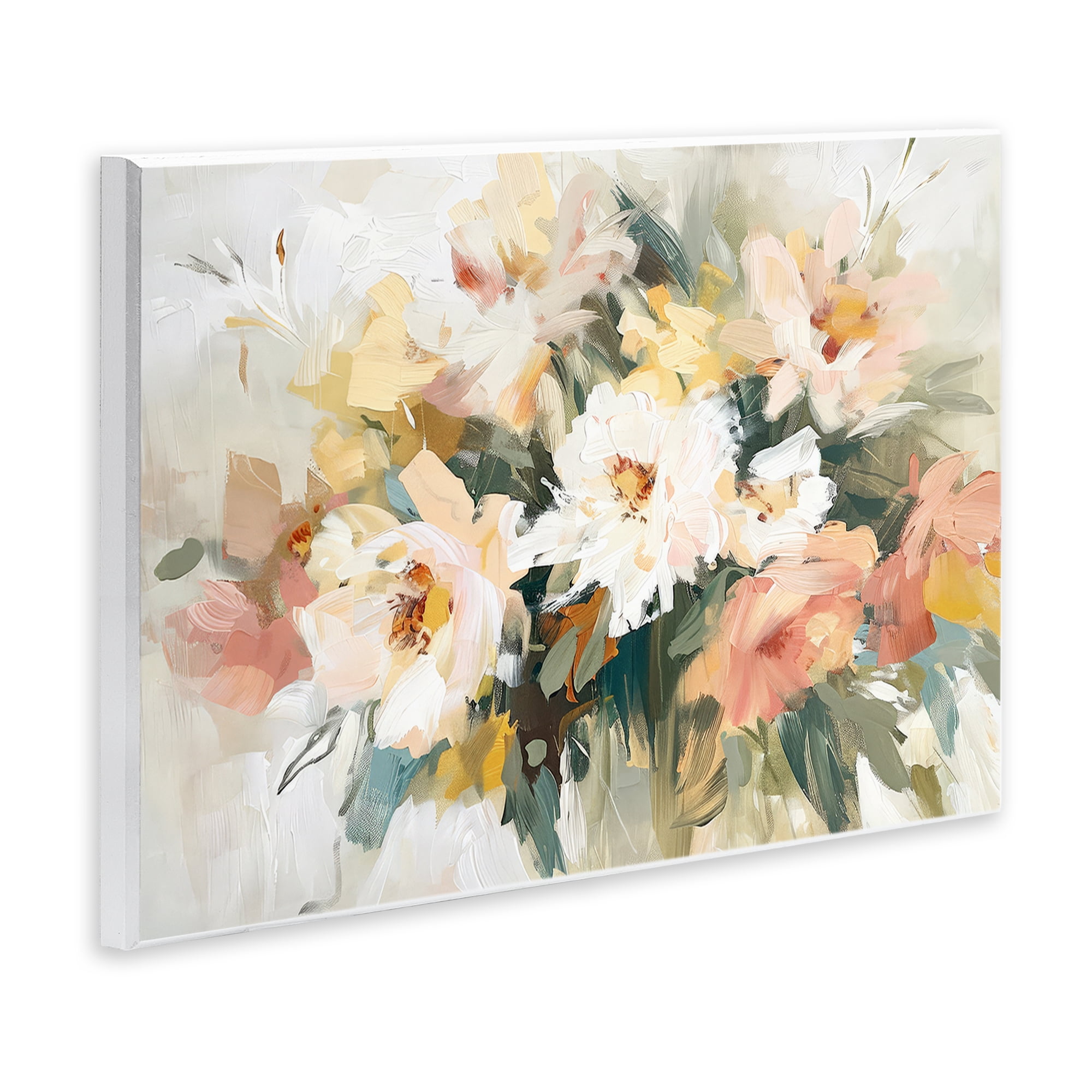 Stupell Industries Brushed Bouquet Blooms Plants & Flowers Painting Unframed Art Print Wall Art, 15 x 10