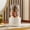 White, variant on Riousery Light Luxury Makeup Brush Storage Bucket Dust-Proof Cosmetic Box Rotating Tube, White, 9.33 in / 23.7 cm