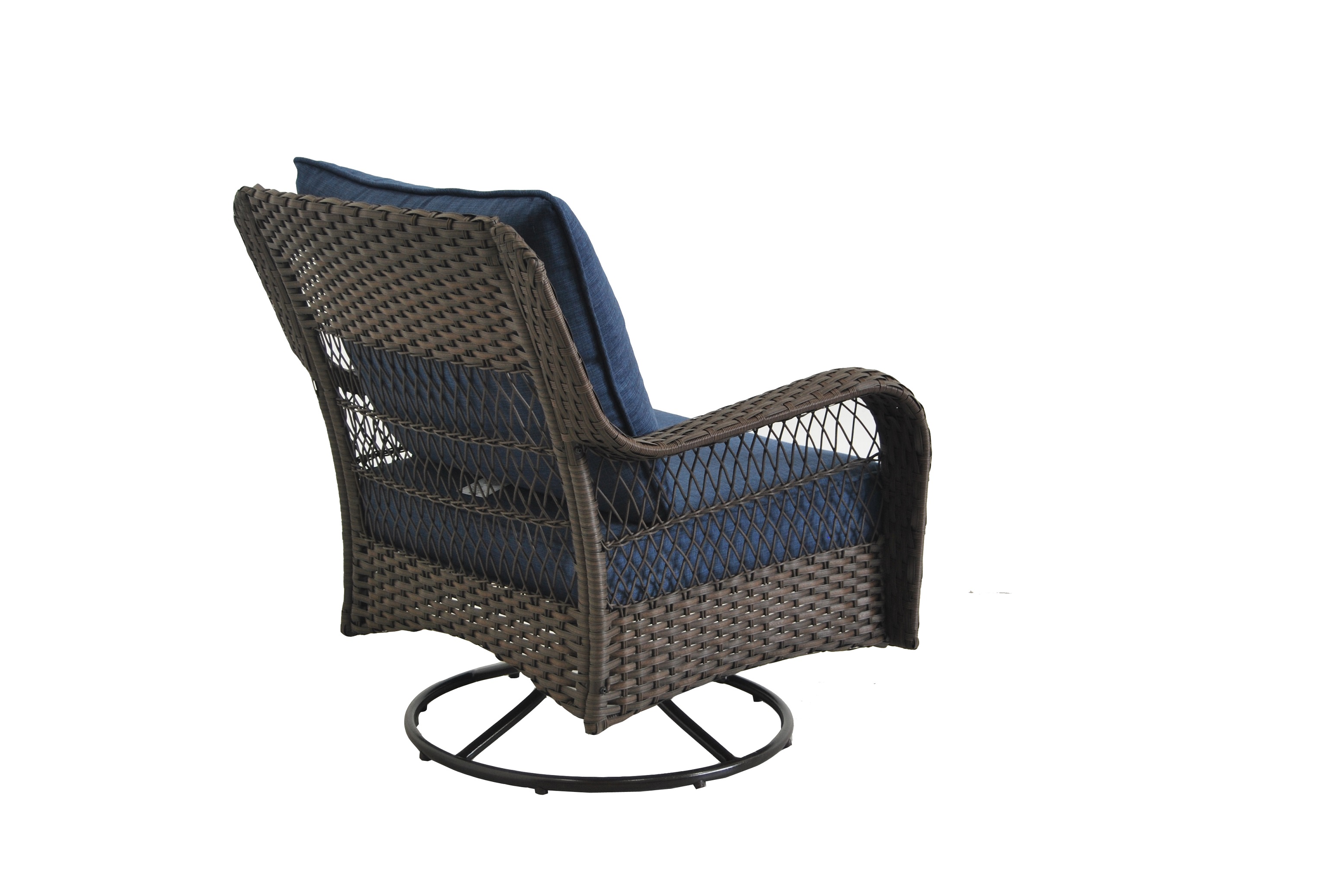 Better Homes and Gardens Outdoor Patio Furniture Colebrook 3 Piece Blue Chat set - image 3 of 7