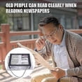 thumbnail image 4 of Magnifying glass for visually impaired 3x full-page hands-free lights, 4 of 4