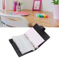 thumbnail image 1 of Budget Binder Loose Leaf Book Folder 8 Pcs 12 Pcs Cash Sheet Notebook Bags Hand Ledger Leather Pu Handbags, 1 of 8