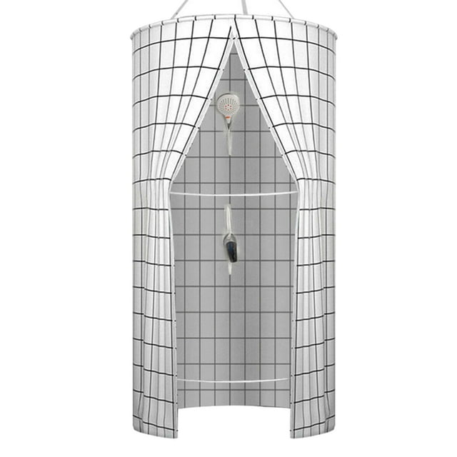 Maytalsory Protective Against Body Shower Curtain Bathroom Fresh And Clean Block Light And Not Transparent white