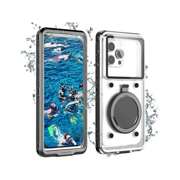 Diving Waterproof Phone Case for Snorkelling, Universal Self-Check Waterproof Underwater Photography Touchscreen Case For iPhone 15 14 13 11 12 Samsung Galaxy Motorola Google