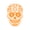 ORANGE, variant on Vinyl Wall Art Decal - Day of The Dead Skull with Cross - 14" x 10" - Sugar Skull Mexican Holiday Seasonal Sticker - Teens Adults Indoor Outdoor Wall Door Living Room Office Decor