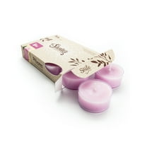Pure Lilac Tealight Candles - 6 Purple Premium Scented Tea Lights - Shortie's Candle Company