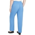 thumbnail image 2 of Alfred Dunner Womens Petite Textured Pull On Elastic Medium Length Pant, 2 of 4