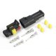 thumbnail image 3 of 10 Sets Sealed Waterproof Electrical Wire Connectors Two-Pin 2-Way Seal Car Boat Waterproof Electrical Wire Superseal Connector, 3 of 5
