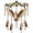 Barn Owl Wind Catcher for Wind Chimes#11, variant on Graceful Hummingbird Wind Chime, Hummingbird Wind Chimes for Outside, Metal Hanging Wind Chimes with Crystal Pendants for Garden Yard Decor,Glass Wind Chimes Decorative (Blue Jay)
