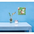 thumbnail image 5 of WIRESTER Double 1-Gang Toggle Light and 1-Gang Duplex Outlet Switch Plate/Wall Plate Cover, Light Green Happy Santa Christmas Pattern, 5 of 6