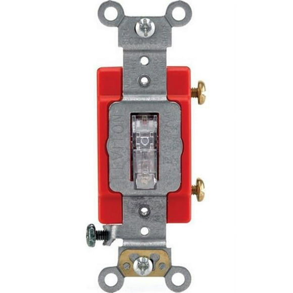 Leviton 01221-0LC Industrial Illuminated Switch