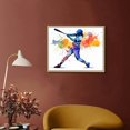 thumbnail image 2 of Nawypu Softball Girls Canvas Wall art Inspirational athlete wall poster printed artwork is a gift for softball lovers choosing modern home wall art deco for bedrooms, living rooms, and gym, 2 of 4