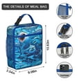 thumbnail image 2 of Premium Insulated Shark Lunch Box for Men & - Reusable Lunch Bag with,Hour Temperature Retention, Compact & Lightweight Design for Office, Work, Picnic, Travel - Durable Lunch Tote for Adults., 2 of 5