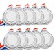 thumbnail image 2 of Juego de 10 de Premio para Niños, Trofeos Metálicos Ligeros, Decoración para , Celebraciones Y Jornadas Deportivas., 2 of 9