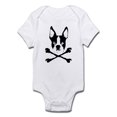 thumbnail image 1 of CafePress - Boston Terrier Crossbones Infant Bodysuit - Baby Light Bodysuit, 1 of 1