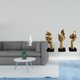 thumbnail image 2 of Escultura de pingüino, estatua de animal, adorno de mesa, estatuas de pensadores, artesanía en resina, esculturas de arte abstracto, adecuada para dor, 2 of 8