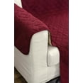 thumbnail image 5 of Protector Cubre Salas 3 Piezas Doble Vista Tinto/Chocolate, 5 of 5