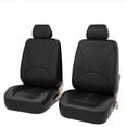 thumbnail image 1 of Apuakthei Funda universal para asiento de coche de piel sintética de piel sintética, juego de 4 piezas, color negro QPUION, 1 of 5