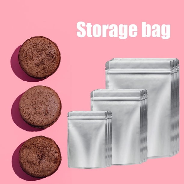 50 bolsas resellables con absorbentes de oxígeno bolsas transparentes de Mylar para granos legumbres Hugtrwg Para estrenar