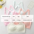 thumbnail image 7 of UQJfacai Girls Sports Training Bra Kids Athletic Cross Back Seamless Padded Bras Camis Dance Yoga Crop Tops 5-15 Years, 7 of 7