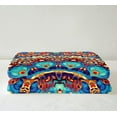 thumbnail image 3 of Vintage Blanket Mandala Floral Throw Blanket for Bed, Persian Medallion Fleece Blanket Throw Size, Bohemian Paisley Sherpa Blanket Tribal Hippie Fuzzy Blanket Microfiber, 3 of 6
